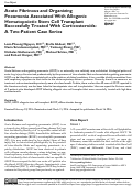 Cover page: Acute Fibrinous and Organizing Pneumonia Associated With Allogenic Hematopoietic Stem Cell Transplant Successfully Treated With Corticosteroids