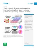 Cover page: Mucin-mimetic glycan arrays integrating machine learning for analyzing receptor pattern recognition by influenza A viruses