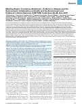 Cover page: Meeting Report: Consensus Statement—Parkinson’s Disease and the Environment: Collaborative on Health and the Environment and Parkinson’s Action Network (CHE PAN) Conference 26–28 June 2007