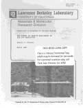 Cover page: THE THEORY OF URANIUM ENRICHMENT BY THE GAS CENTRIFUGE