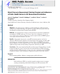 Cover page: Blood Pressure Measurement Training Program and Adherence of Public Health Nurses to BP Measurement Guidelines.