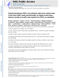 Cover page: Paired Liver:Plasma PFAS Concentration Ratios from Adolescents in the Teen-LABS Study and Derivation of Empirical and Mass Balance Models to Predict and Explain Liver PFAS Accumulation.