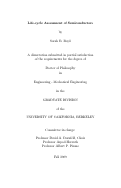 Cover page: Life-cycle Assessment of Semiconductors