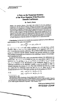 Cover page: A note on the numerical solution of the wave equation with piecewise smooth coefficients