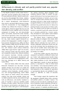 Cover page: commentary: Differences in climate and soil partly predict land use, population density, and conflict