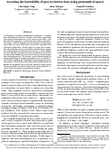 Cover page: Assessing the learnability of process interactions using grammatical spaces