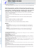 Cover page: Birth Characteristics and Risk of Early-Onset Synovial Sarcoma