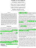 Cover page: Variability in causal judgments