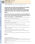 Cover page: Asymptomatic HLA-A*02:01-restricted epitopes from herpes simplex virus glycoprotein B preferentially recall polyfunctional CD8+ T cells from seropositive asymptomatic individuals and protect HLA transgenic mice against ocular herpes.