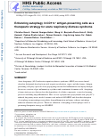 Cover page: Enhancing autophagy in CD11c+ antigen-presenting cells as a therapeutic strategy for acute respiratory distress syndrome