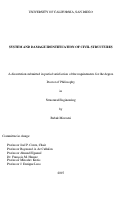 Cover page: System and damage identification of civil structures