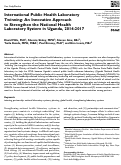 Cover page: International Public Health Laboratory Twinning: An Innovative Approach to Strengthen the National Health Laboratory System in Uganda, 2014-2017