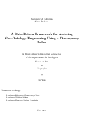 Cover page: A Data-Driven Framework for Assisting Geo-Ontology Engineering Using a Discrepancy Index