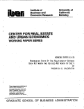 Cover page: Regression Tests of the Relationship Between Book Net Worth and Revised Net Worth of S&amp;L's