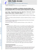 Cover page: Protein kinase Cζ exhibits constitutive phosphorylation and phosphatidylinositol-3,4,5-triphosphate-independent regulation.