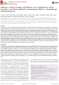 Cover page: Influence of Host Ecology and Behavior on Campylobacter jejuni Prevalence and Environmental Contamination Risk in a Synanthropic Wild Bird Species.