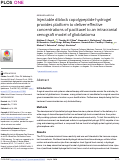 Cover page: Injectable diblock copolypeptide hydrogel provides platform to deliver effective concentrations of paclitaxel to an intracranial xenograft model of glioblastoma