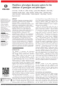 Cover page: PhenDisco: phenotype discovery system for the database of genotypes and phenotypes