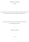 Cover page: Feeling Valued in (Racial, Ethnic, Sexual Minority, Student-based and Organizational) Groups: How One Comes to Feel Valued, and Its Downstream Health Implications