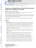 Cover page: Syringe access and health harms: Characterizing “landscapes of antagonism” in California's Central Valley