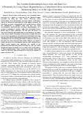 Cover page: The Variable Relationship between Arm and Hand Use: A Rationale for Using Finger Magnetometry to Complement Wrist Accelerometry When Measuring Daily Use of the Upper Extremity