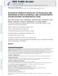 Cover page: Relation of meniscus pathology to prevalence and worsening of patellofemoral joint osteoarthritis: the Multicenter Osteoarthritis Study