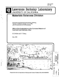 Cover page: Effect of Ion Implantation on the Corrosion Behavior of Lead and Lead-Antimony Alloy