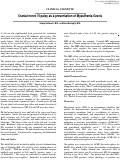 Cover page: Cranial nerve VI palsy as a presentation of Myasthenia Gravis