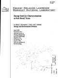 Cover page: Energy End-Use Characterization at Ft. Hood, Texas