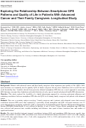 Cover page: Exploring the Relationship Between Smartphone GPS Patterns and Quality of Life in Patients With Advanced Cancer and Their Family Caregivers: Longitudinal Study.