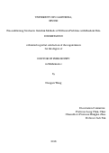 Cover page: Preconditioning Stochastic Galerkin Methods of Diffusion Problems with Random Data