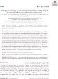 Cover page: The species diversity × fire severity relationship is hump‐shaped in semiarid yellow pine and mixed conifer forests