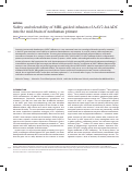 Cover page: Safety and tolerability of MRI-guided infusion of AAV2-hAADC into the mid-brain of nonhuman primate