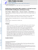 Cover page: Multisystem Proteinopathy Mutations in VCP/p97 Increase NPLOC4·UFD1L Binding and Substrate Processing