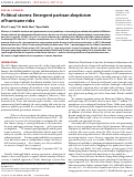 Cover page: Political storms: Emergent partisan skepticism of hurricane risks