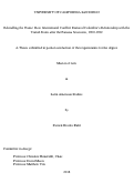 Cover page: Rekindling the Flame: How International Conflict Restored Colombia’s Relationship with the United States after the Panama Secession, 1900-1922