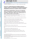 Cover page: Exercise as a multi-modal disease-modifying medicine in systemic sclerosis: An introduction by The Global Fellowship on Rehabilitation and Exercise in Systemic Sclerosis (G-FoRSS).