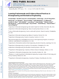 Cover page: Learning Environments and Evidence-Based Practices in Bioengineering and Biomedical Engineering