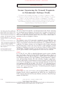 Cover page: Exome Sequencing for Prenatal Diagnosis in Nonimmune Hydrops Fetalis