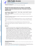 Cover page: Efficient and robust approaches for analysis of sequential multiple assignment randomized trials: Illustration using the ADAPT-R trial.