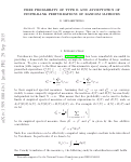 Cover page: Free probability of type B and asymptotics of finite-rank perturbations of random matrices