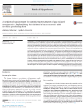 Cover page: A neglected requirement for optimizing treatment of age-related osteoporosis: Replenishing the skeleton’s base reservoir with net base-producing diets