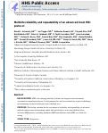 Cover page: Multisite reliability and repeatability of an advanced brain MRI protocol