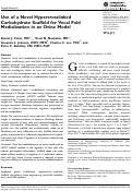 Cover page: Use of a Novel Hypercrosslinked Carbohydrate Scaffold for Vocal Fold Medialization in an Ovine Model.