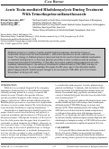 Cover page: Acute Toxin-Mediated Rhabdomyolysis During Treatment ith Trimethoprim-Sulfamethoxazole