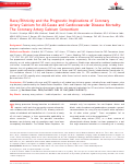 Cover page: Race/Ethnicity and the Prognostic Implications of Coronary Artery Calcium for All‐Cause and Cardiovascular Disease Mortality: The Coronary Artery Calcium Consortium