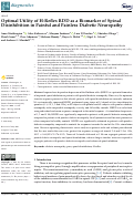 Cover page: Optimal Utility of H-Reflex RDD as a Biomarker of Spinal Disinhibition in Painful and Painless Diabetic Neuropathy