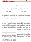 Cover page: A Resistance Framework for Racially Minoritized Youth Behaviors During the Transition to Adulthood.