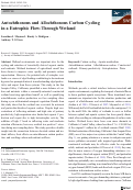 Cover page: Autochthonous and Allochthonous Carbon Cycling in a Eutrophic Flow-Through Wetland