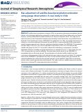 Cover page: Bias adjustment of satellite‐based precipitation estimation using gauge observations: A case study in Chile